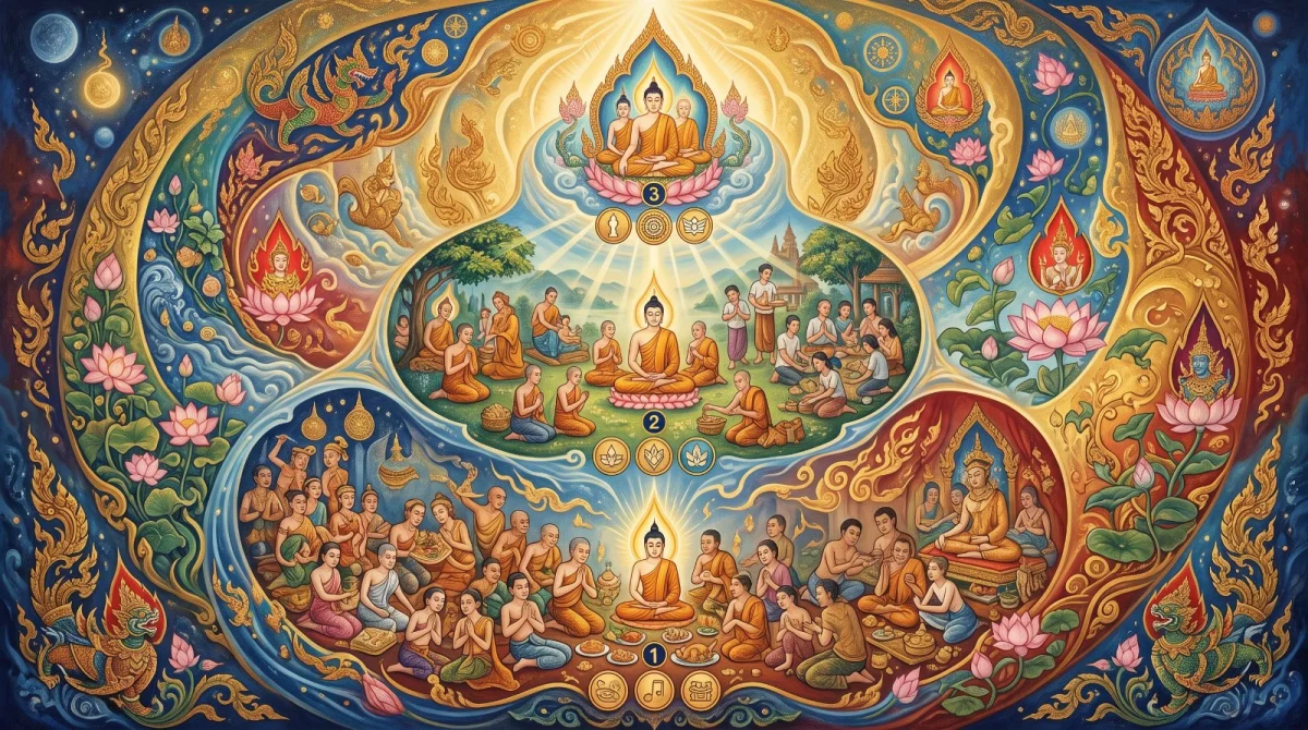 The Nirāmisa Discourse: Three Levels of Happiness