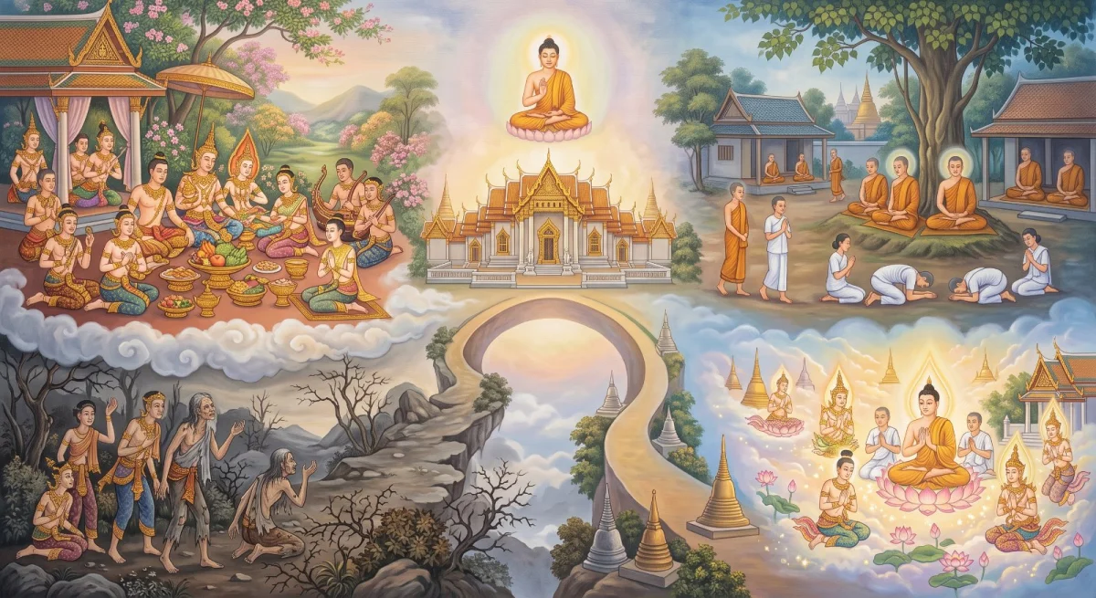 ธรรมสมาทานสูตร: สุขตอนนี้ ทุกข์ภายหลัง หรือกลับกัน