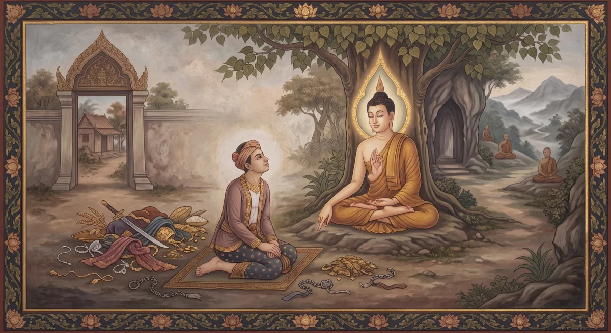 โปตลิยสูตร: การวางมือจากโลกที่แท้