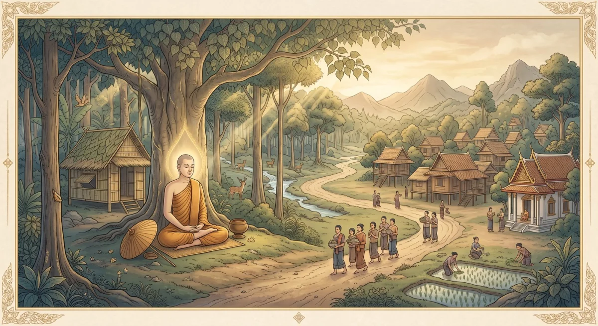 โคลิสสานิสูตร: เมื่อพระป่าเข้ามาอยู่ในหมู่