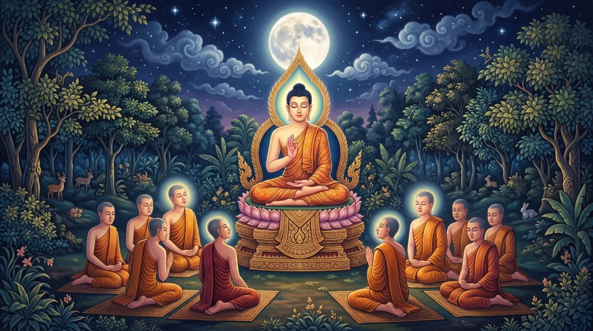 มหาปุณณมสูตร: ถามตอบเรื่องขันธ์ในคืนเพ็ญ