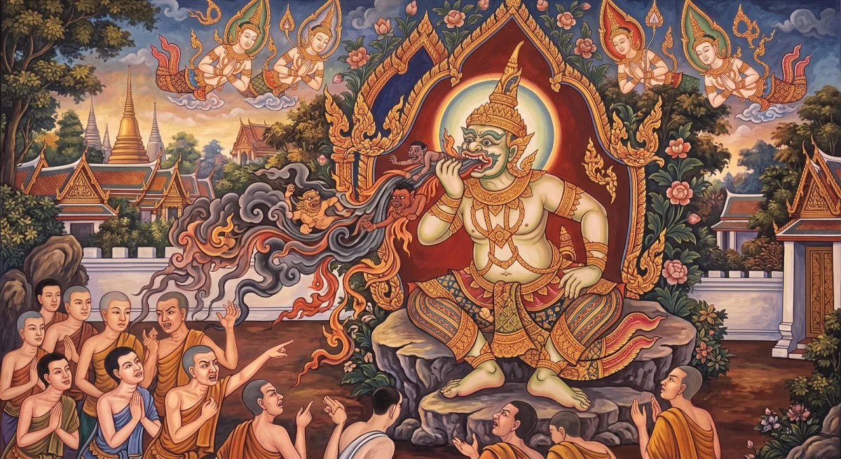 ทุพพัณณิยสูตร: ยักษ์ผู้กินความโกรธ
