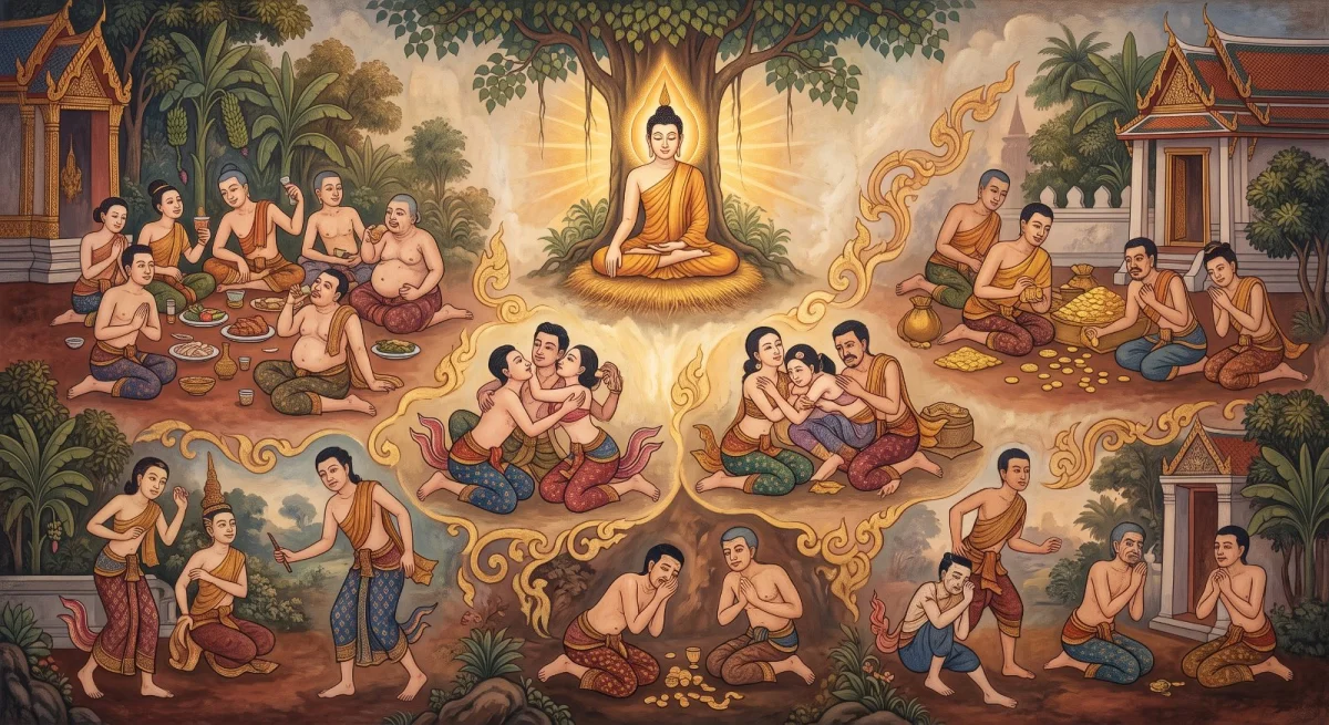 Rāsiya: Ten Kinds of Enjoyers of Sensual Pleasures