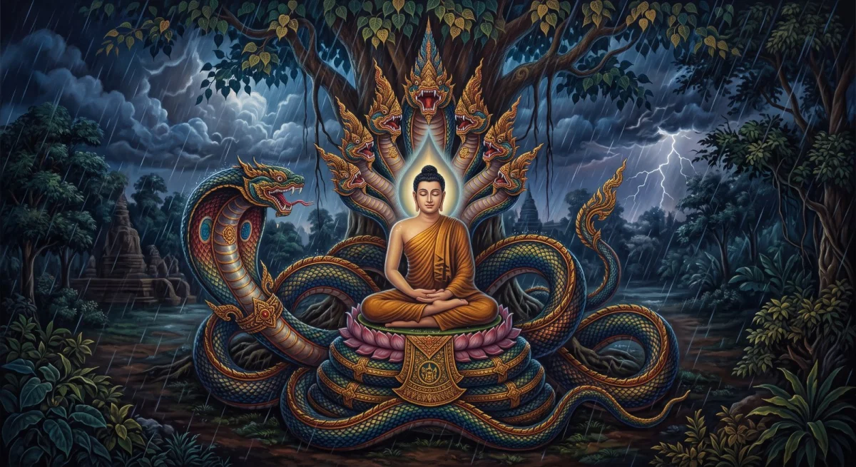 Le chapitre de Mucalinda : où se trouve le bonheur