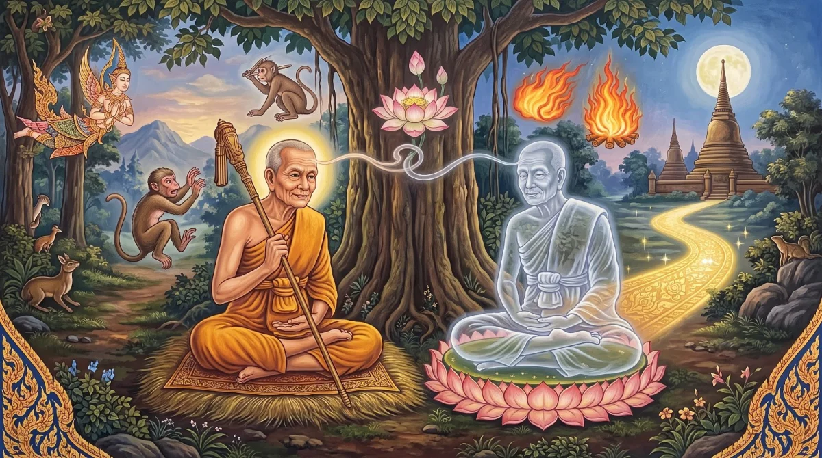 ตาลปุฏเถรคาถา: คุยกับใจตัวเอง