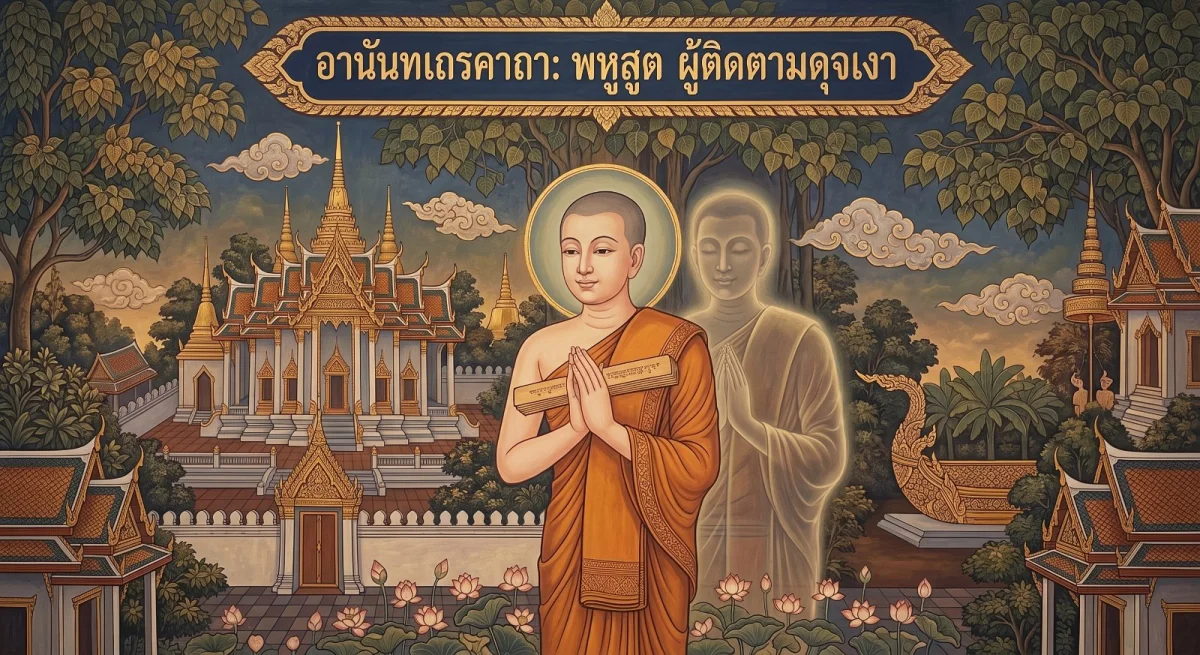 อานันทเถรคาถา: พหูสูต ผู้ติดตามดุจเงา