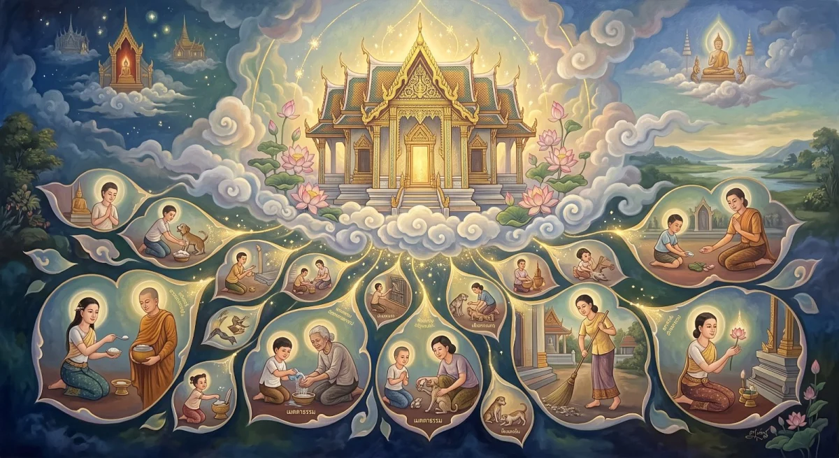 วิมานวัตถุ: ความดีเล็ก ๆ ที่ทำด้วยใจผ่องใส