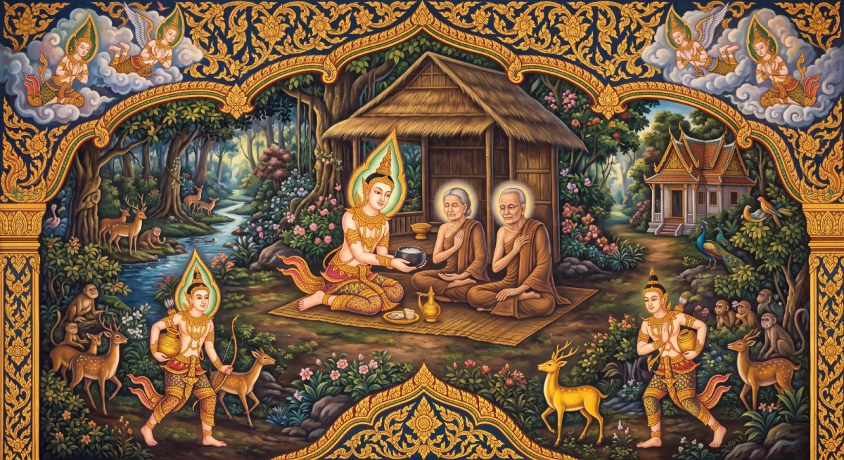The Suvaṇṇasāma Jātaka: The Son Who Cared for His Blind Parents