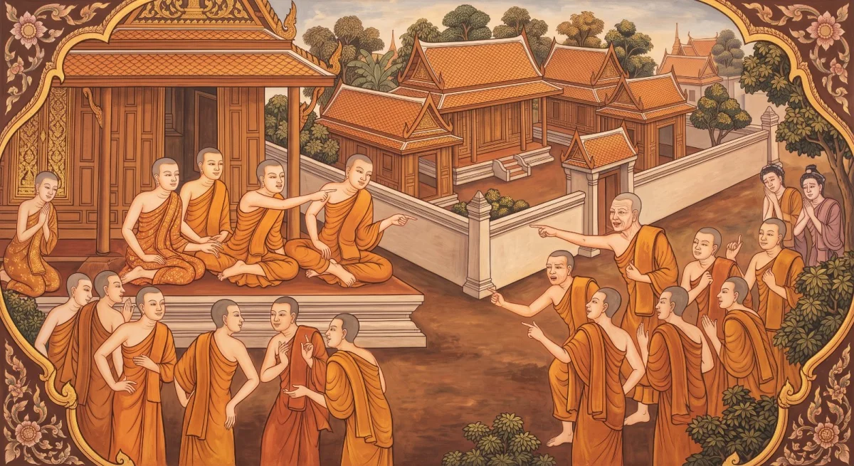 Le Jātaka de Kosambī : quand chacun, dans une querelle, se croit sans tort