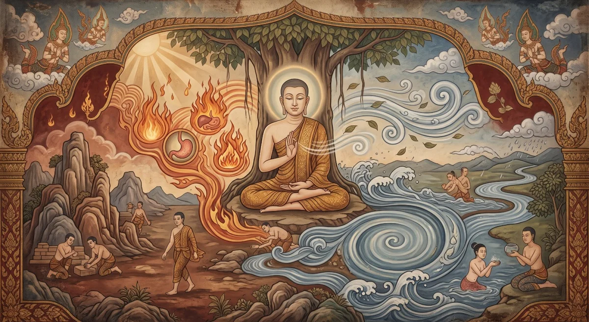 A Mind Like the Four Elements