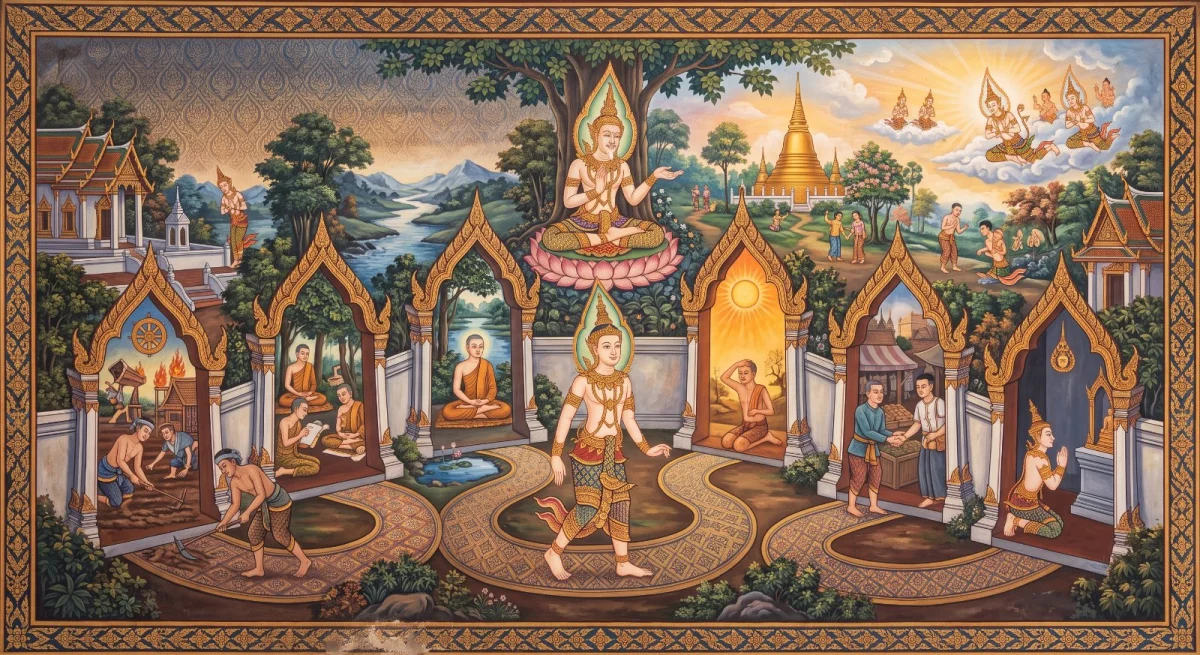 อัตถัสสทวารชาดก: ประตู ๖ บานสู่ชีวิตที่เจริญ