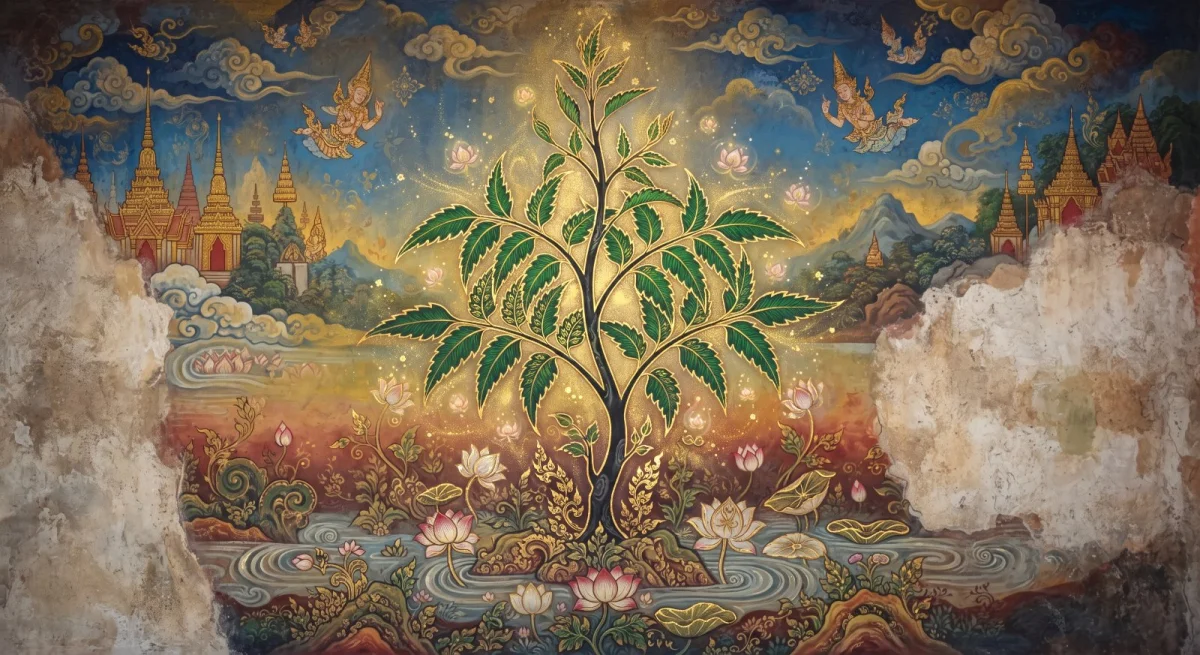 The Single-Leaf Jātaka: A Neem Sprout Already Bitter