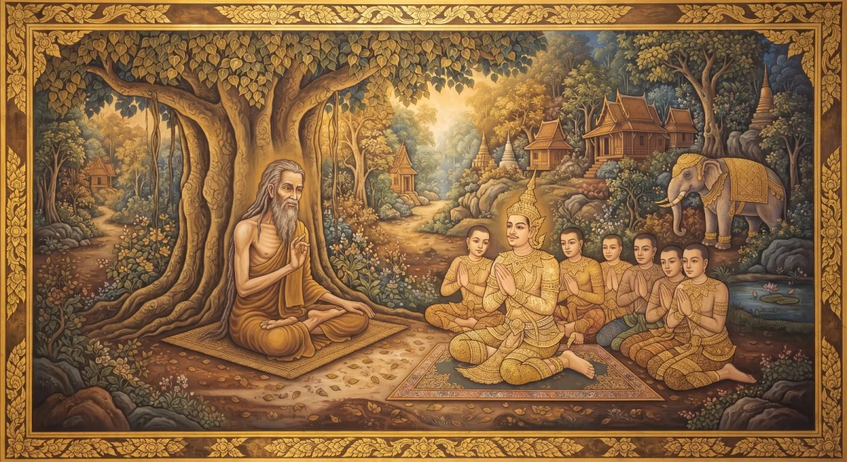 Das Gandhāra-Jātaka: Ein Klumpen Salz und ein unwillkommener Tadel