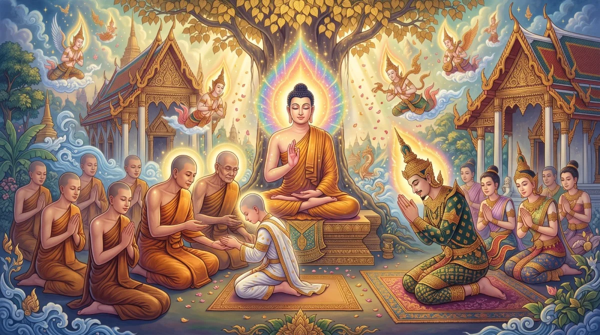 Rāhula's Going Forth: King Suddhodana's Request for Parents' Consent
