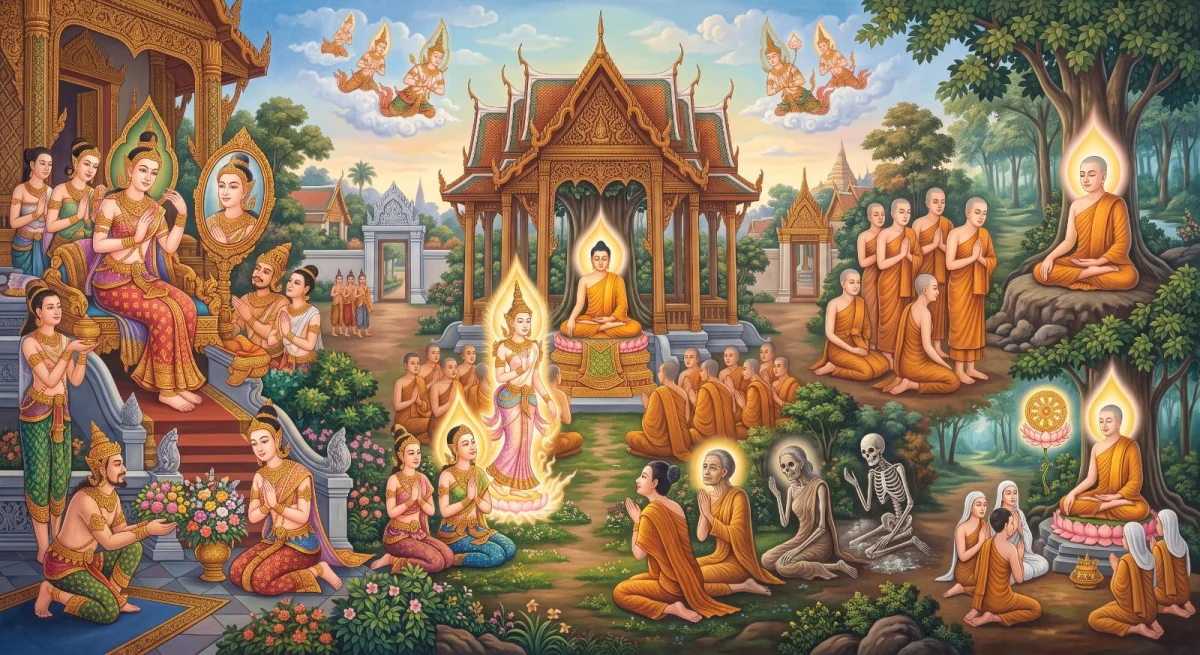 L’Apadāna de Khemā : de l’engouement pour la beauté au premier rang pour la sagesse