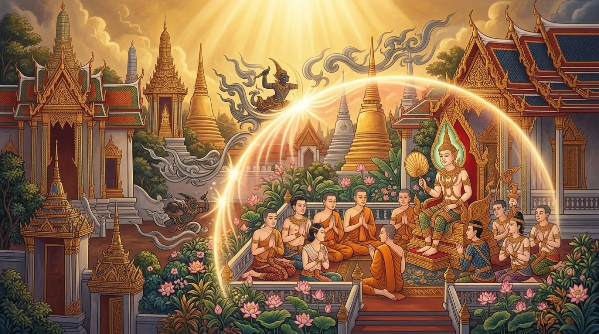 มหาธรรมปาลชาดก: ธรรมย่อมรักษาผู้ประพฤติธรรม
