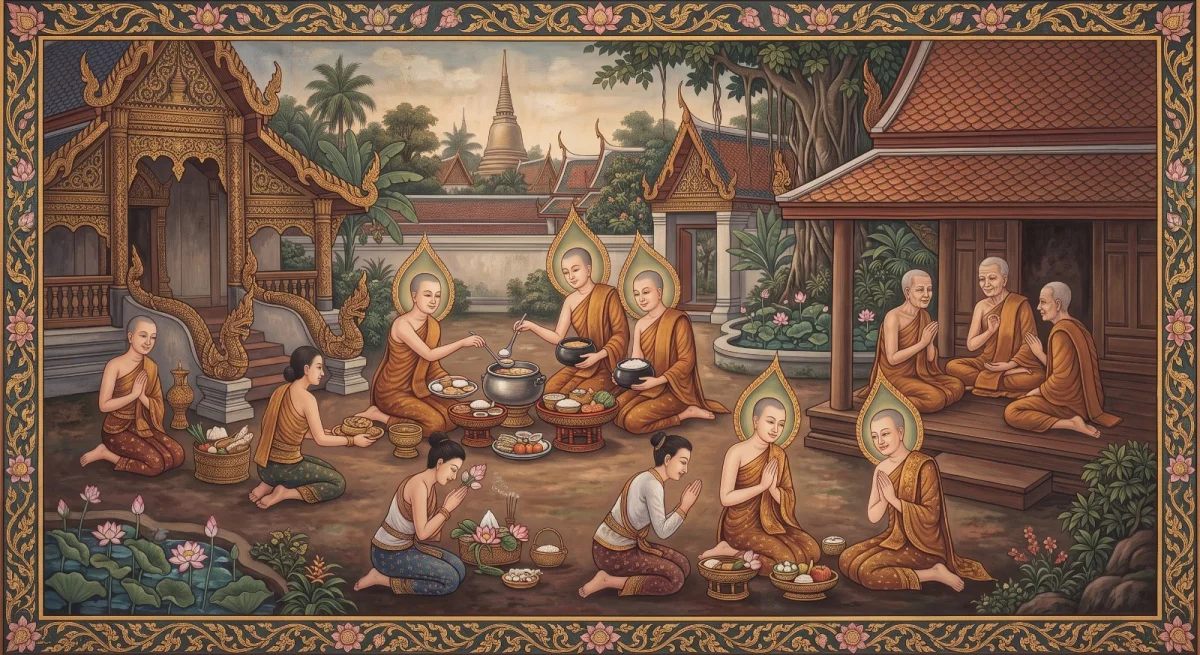 ภิกขุนีวิภังค์: ไม่ชิงของคืน ไม่กั้นของส่วนรวม ไม่หวงผู้ใจบุญ