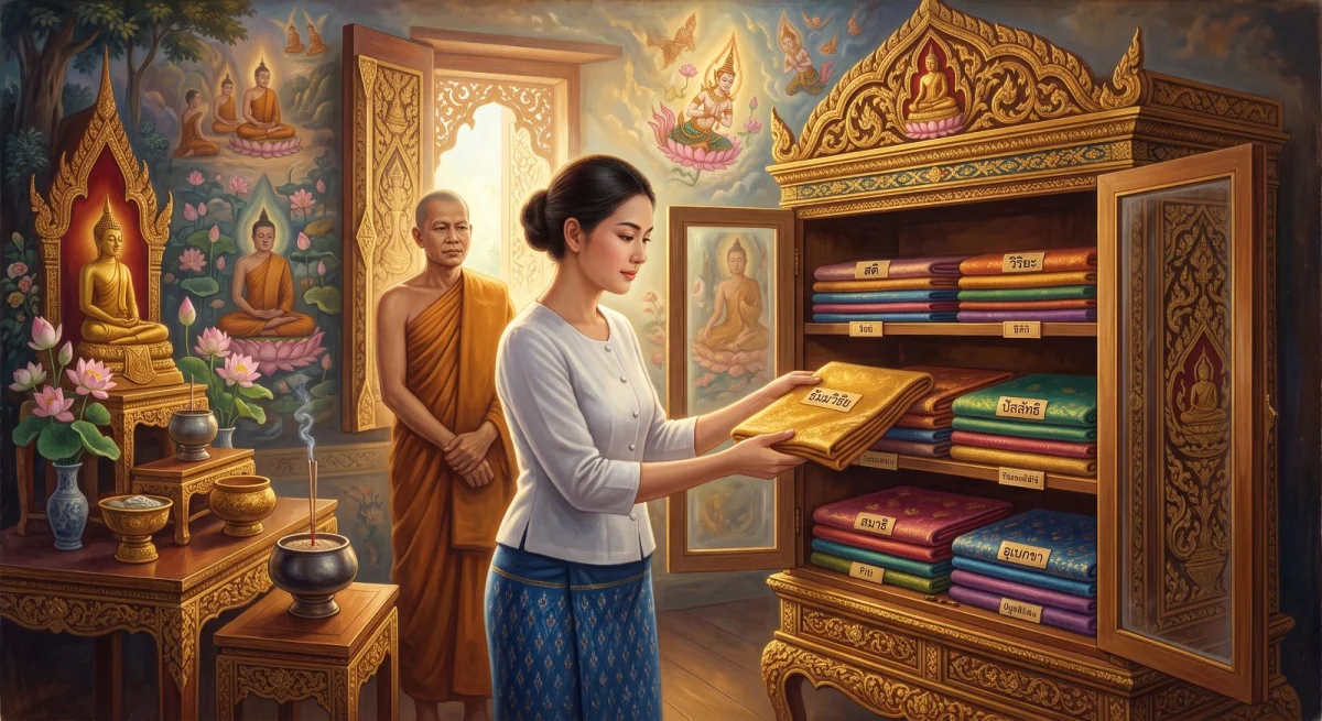 The Discourse on Enlightenment Factors: Choosing Them Like Clothes from a Chest