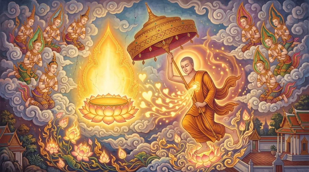 阿难譬喻：擎起的伞盖与侍者之心