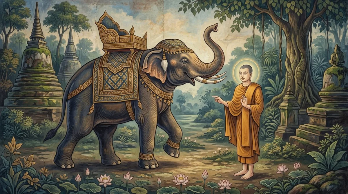 โสตวสูตร: ช้างศึกกับผู้ฝึกตน