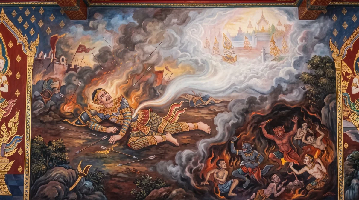 Le Yodhājīva Sutta : le guerrier mort au combat va-t-il au ciel ?