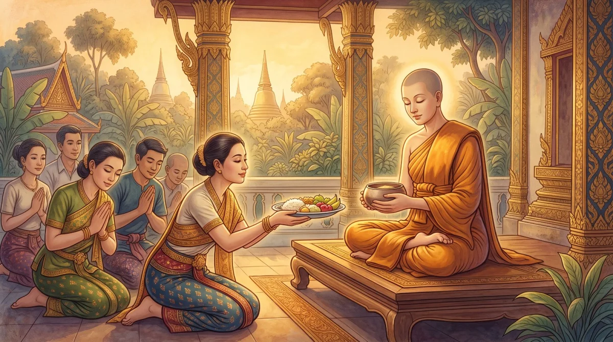 Bhikkhunī-Vibhaṅga: Freundlichkeit annehmen, ohne den Gebenden zu belasten