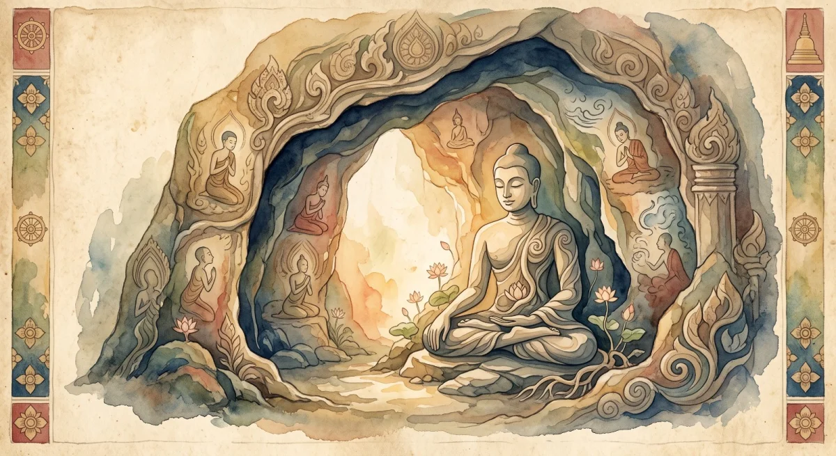 洞窟八偈经义释：名为身体的洞窟