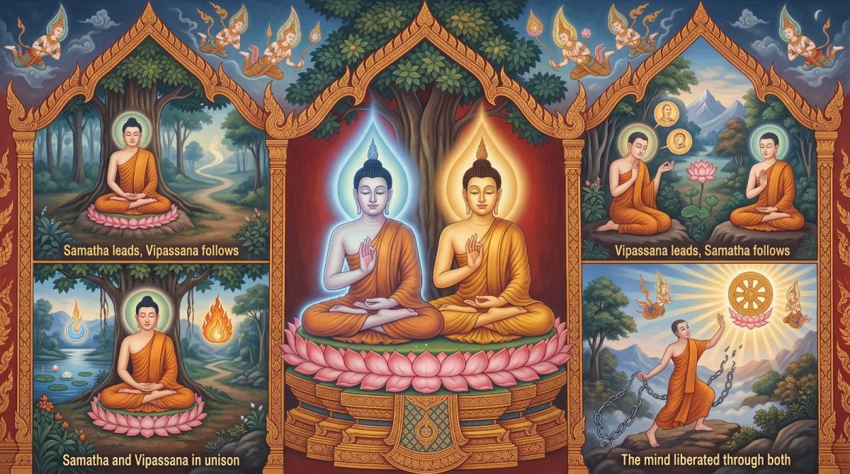 Calm and Insight: The Four Ways of Yoking