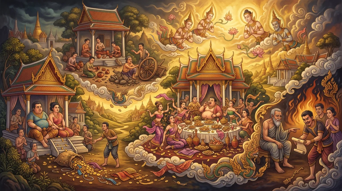 กุลสูตร: สี่เหตุที่ทำให้ครอบครัวมั่งคั่งอยู่ได้ไม่นาน