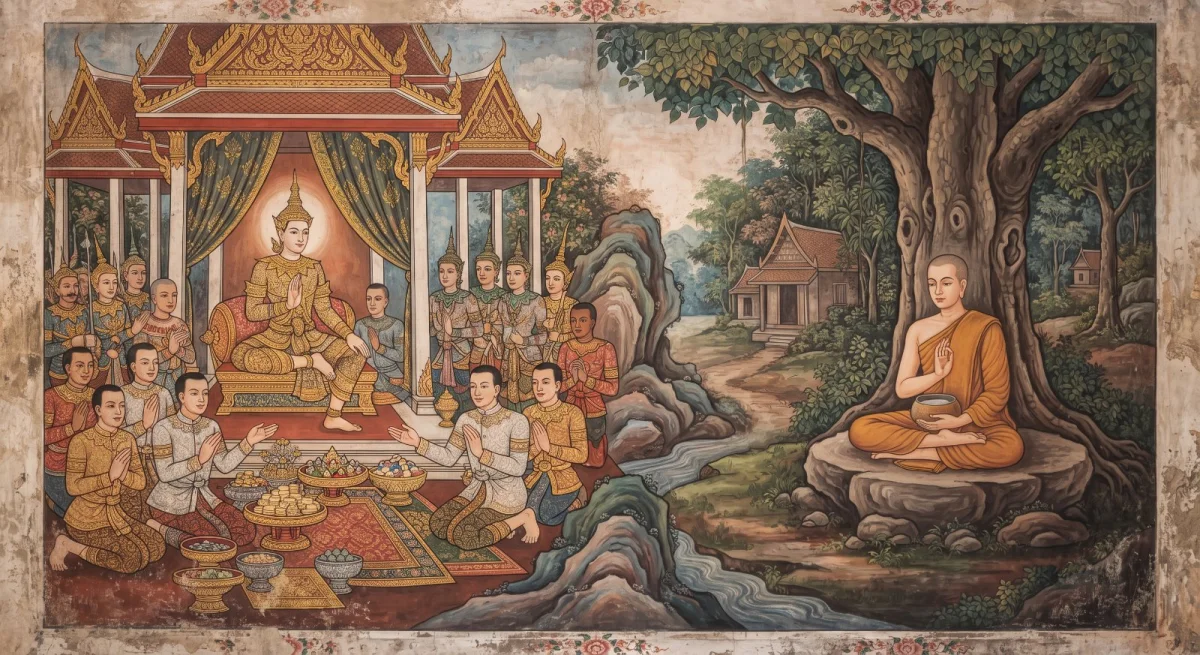 The Sayha Jātaka: Not Trading Rank and Wealth for Self-Degradation