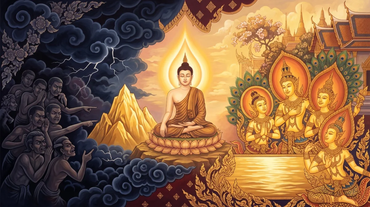 Le Niddesa sur le Duṭṭhaṭṭhaka Sutta : quand on est calomnié, et quand on est tenté de se vanter