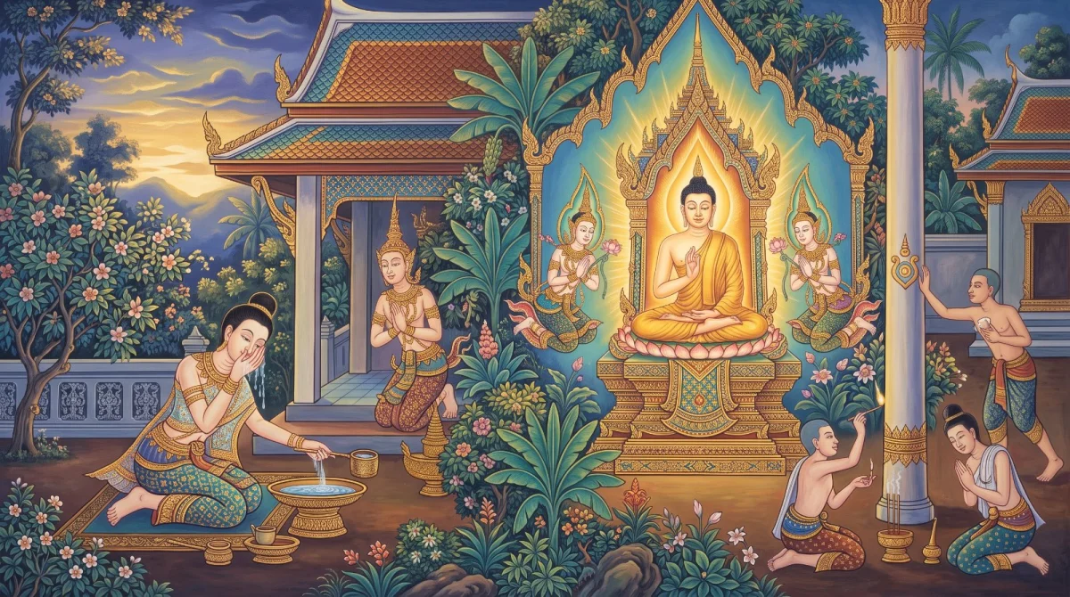 Die Erläuterung zum Suddhaṭṭhaka-Sutta: Morgendliche Vorzeichen läutern den Geist nicht