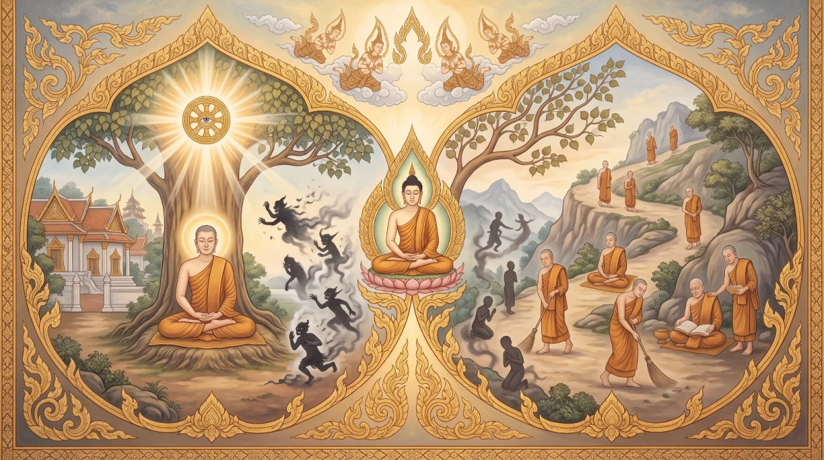 Paṭṭhāna: Verunreinigungen, die durch Sehen, und solche, die durch weitere Entfaltung aufgegeben werden